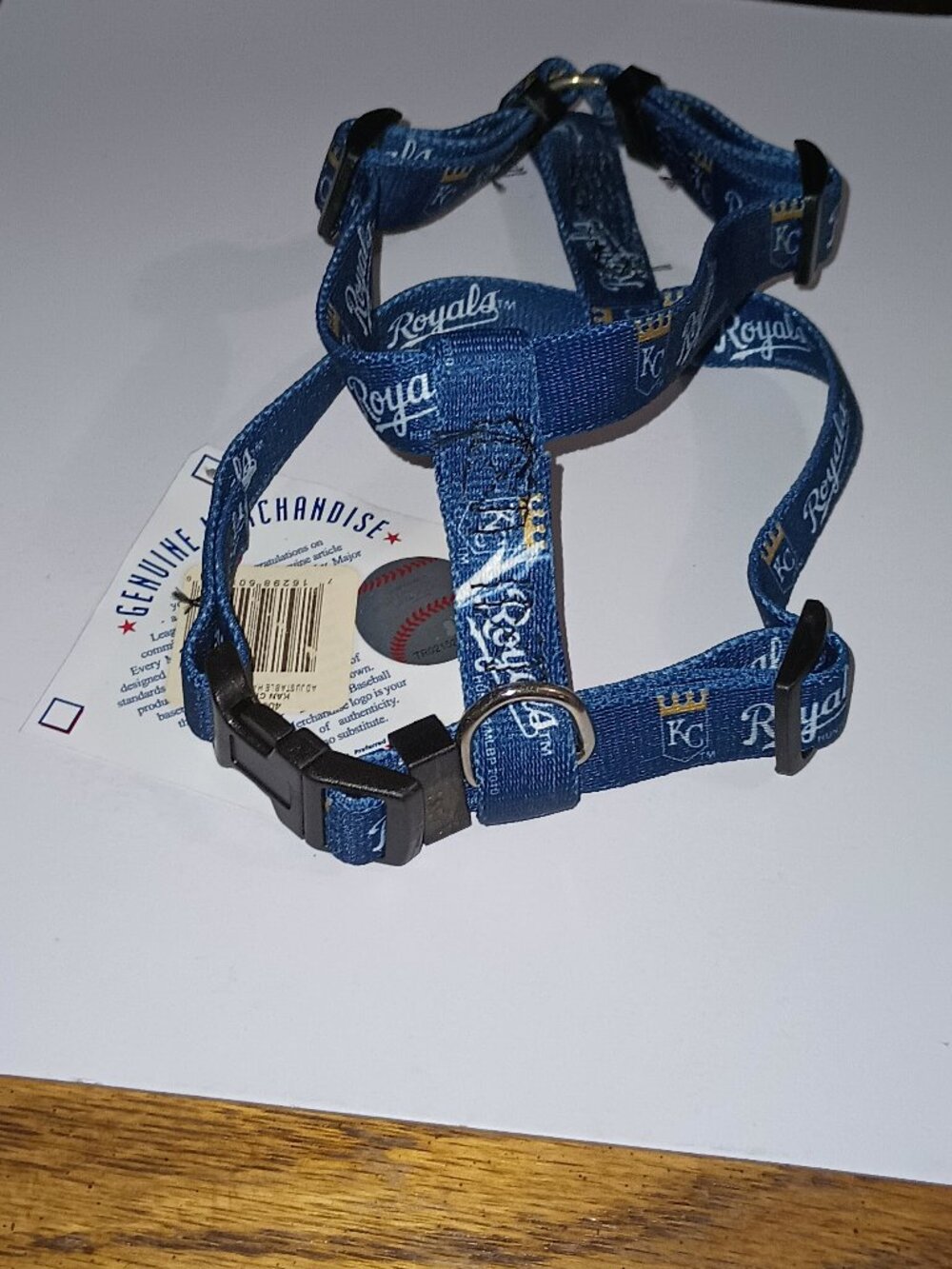 NEW Kansas City Royals MLB Adjustable Pet Harness XS